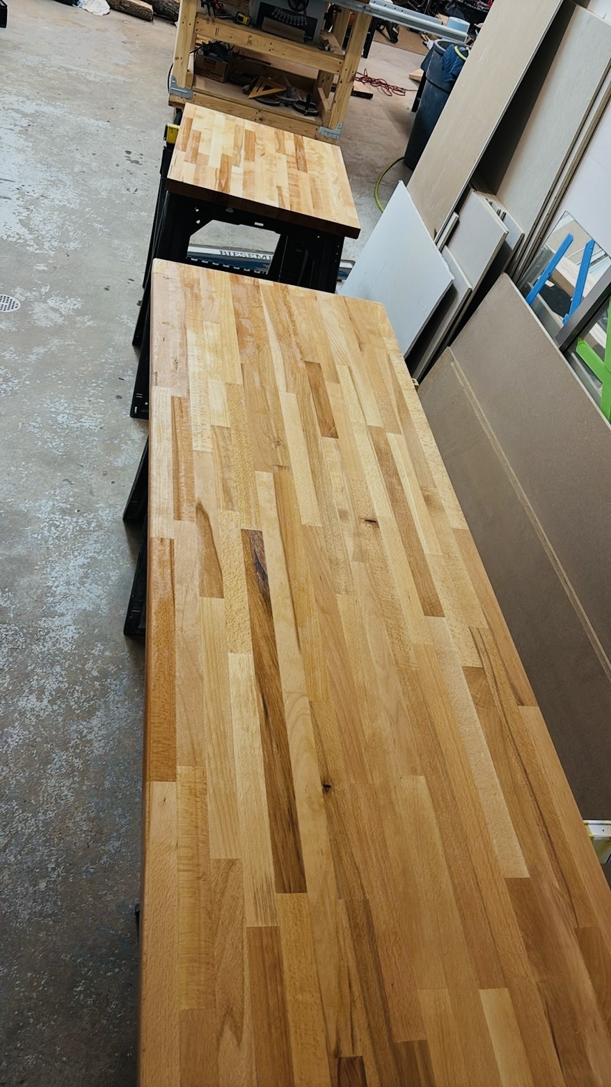 European beech after pure tung oil finish